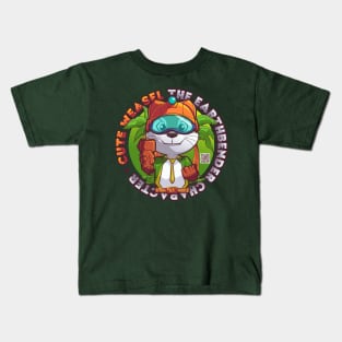 Cute weasel the Earthbender Kids T-Shirt